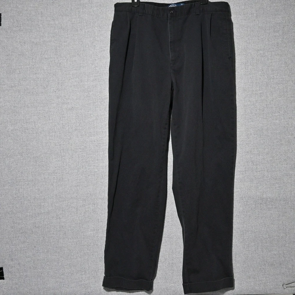 Polo Ralph Lauren Hammond Pant Mens Pleated Chino 38/34 Black